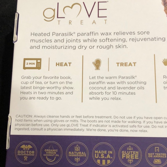 gLove w/ Parasilk Paraffin Soft Hand Treatment Med - Picture 6 of 10